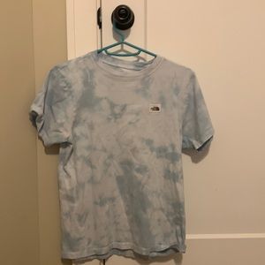 Tie dye northface shirt womens